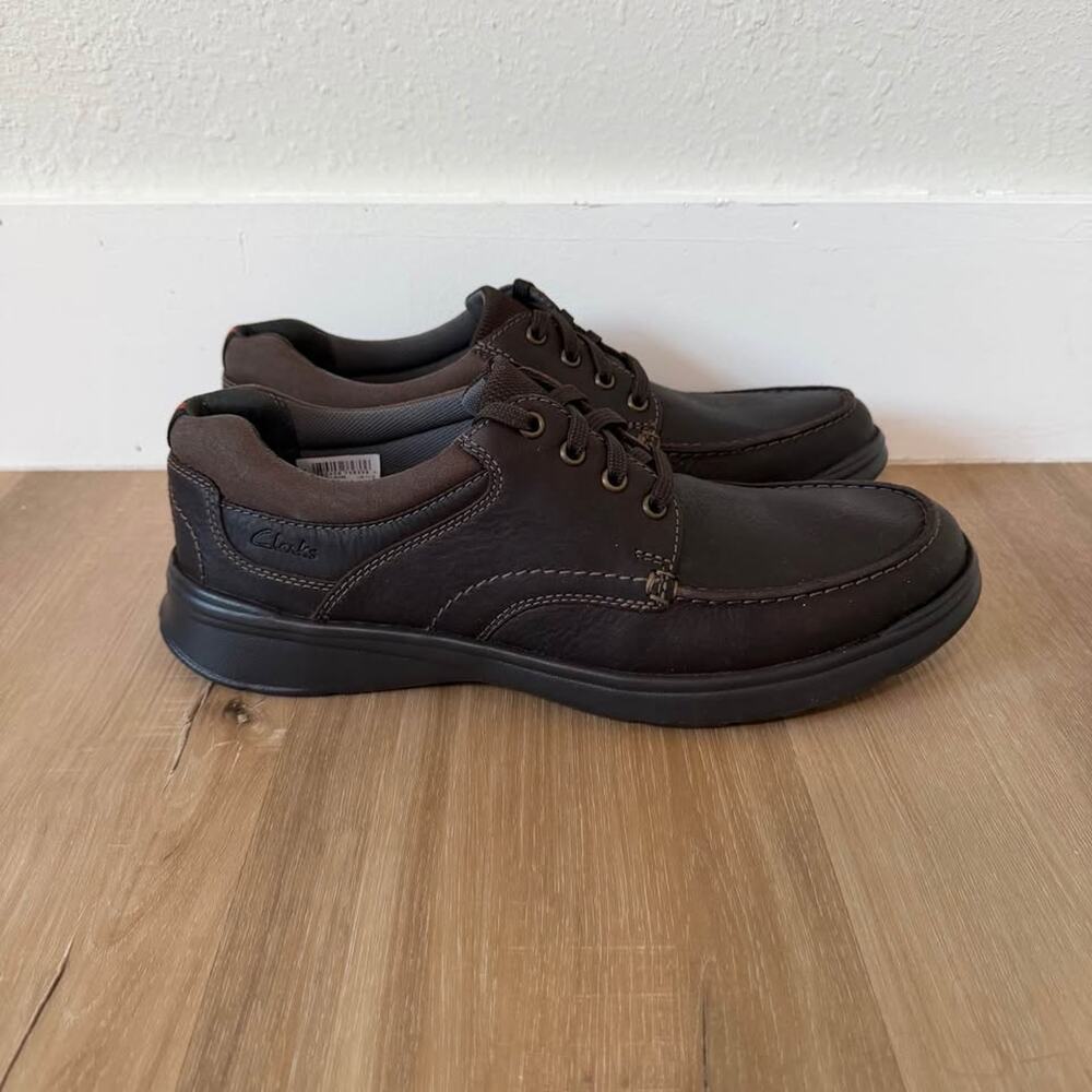 NEW Men’s Clarks Cotrell Edge Brown Oily Size 12 M